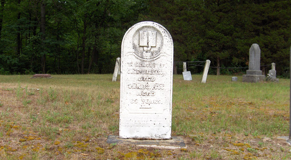 James Derrickson's cemetery stone